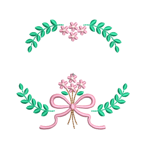 Floral com laço