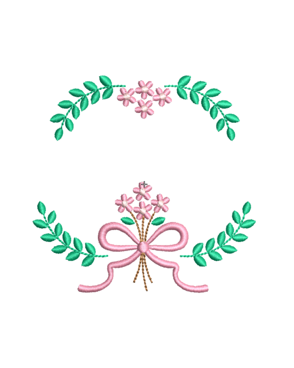Floral com laço