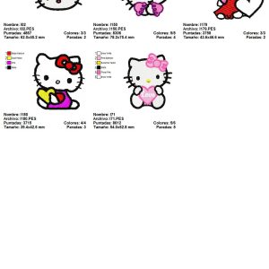 Pacote matrizes Hello Kitty