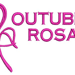 Matriz de Bordado Outubro Rosa