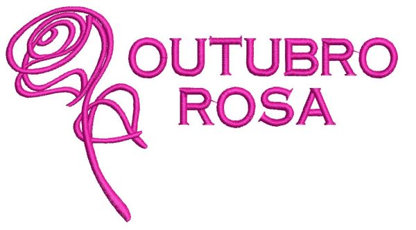 Matriz de Bordado Outubro Rosa