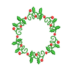 Matriz de Bordado Moldura Natal