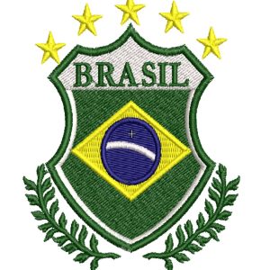 Matriz de Bordado Escudo do Brasil
