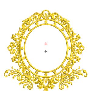 Matriz de Bordado- Monograma Brasão Casamento