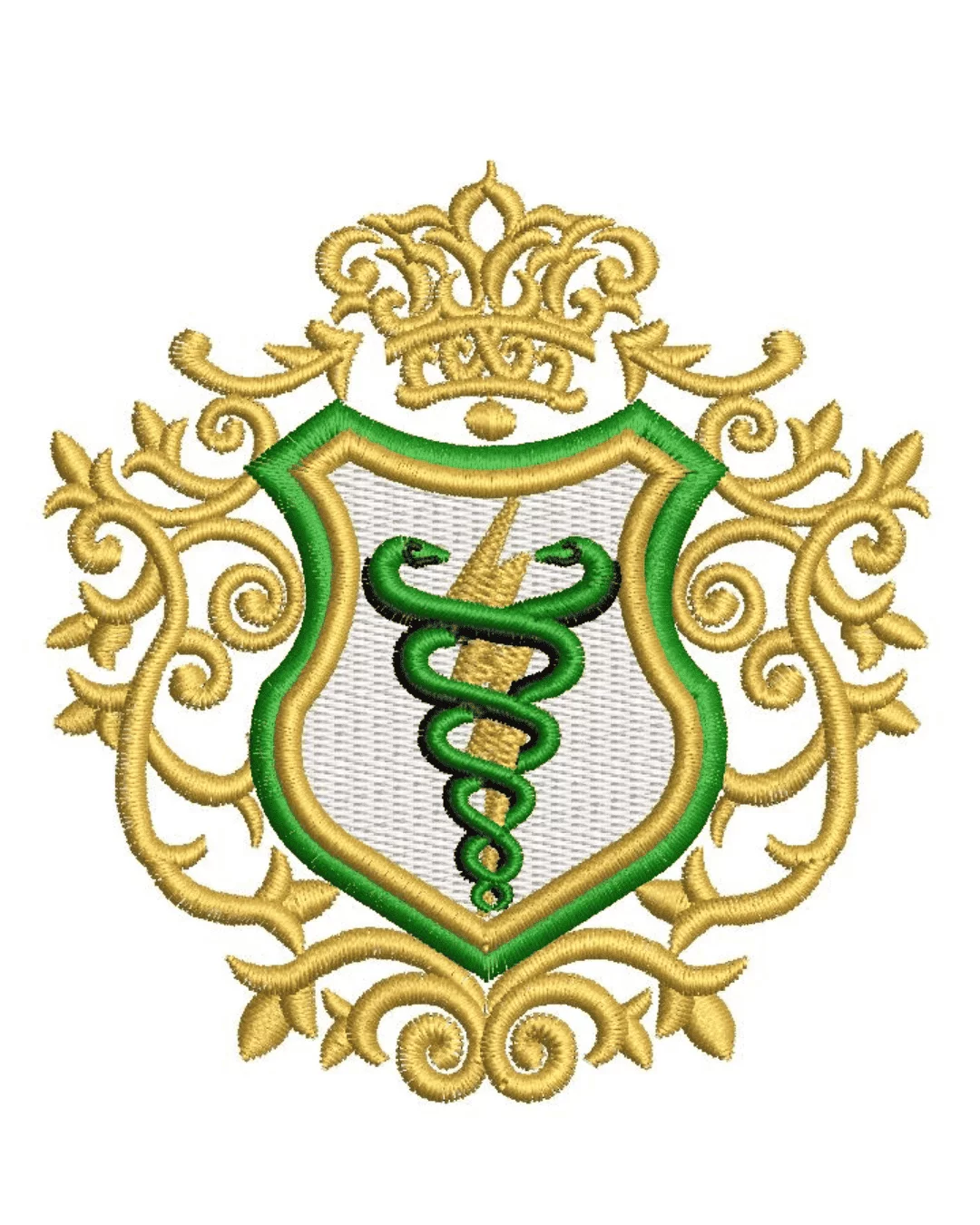 Matriz de Bordado Brasão Fisioterapia