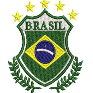Matriz de Bordado Escudo do Brasil
